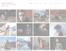 Tablet Screenshot of juanescobedo.com